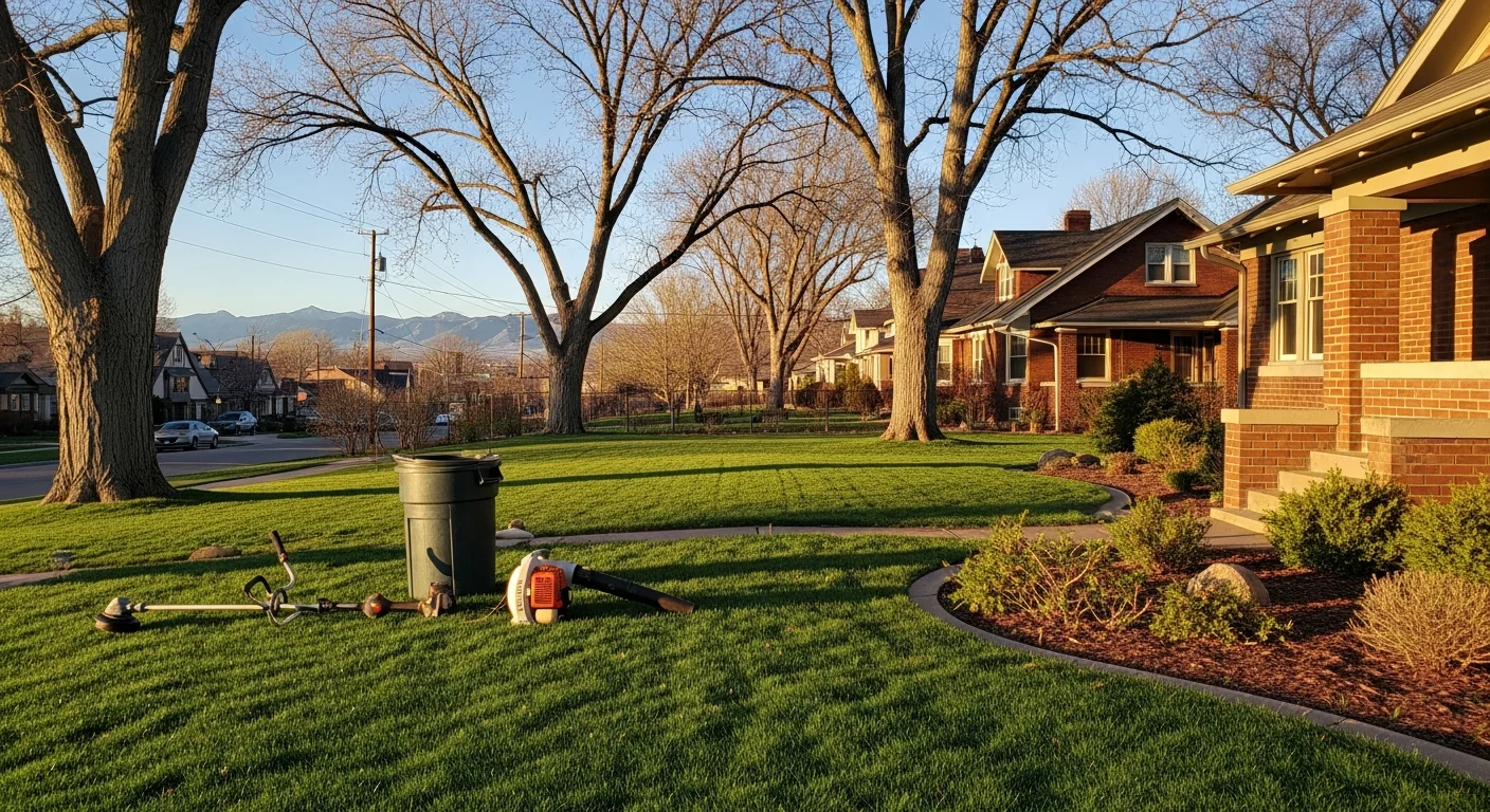 Lawn care, weed control, and tree trimming services in Denver metro