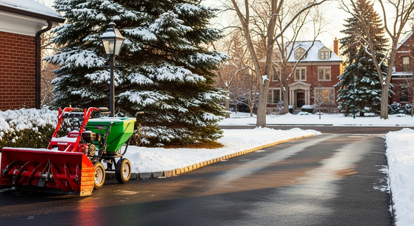 Professional snow removal service in Denver metro